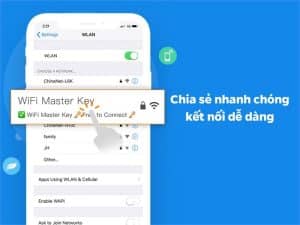 Hướng dẫn làm mã QR WiFi tạo bởi ứng dụng Wifi Master Key